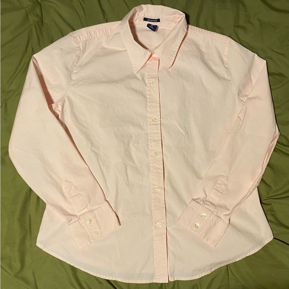 GAP Soft Pink Button-Down Shirt